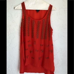 Fun whimsical tank top